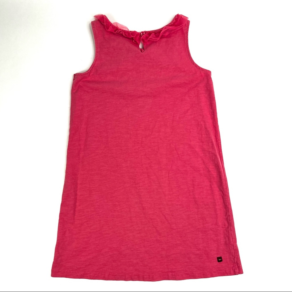 Tea Collection Pink Ruffle Tank Dress - Picture 2 of 4
